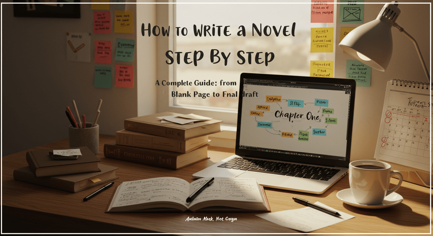 How to Write a Novel Step by Step: A Complete Guide from Blank Page to Final Draft