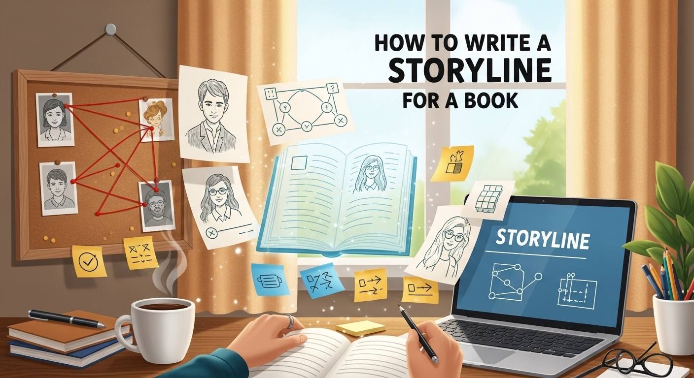How to Write a Storyline for a Book: A Guide for Aspiring Authors