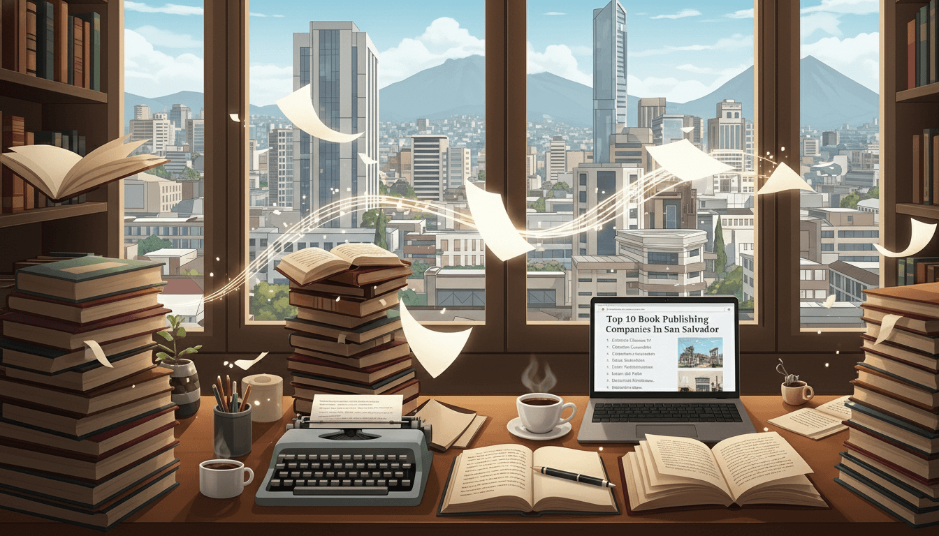 Top 10 Book Publishing Companies In San Salvador To Look For