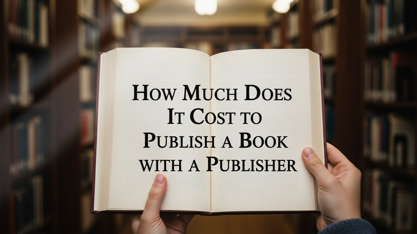 How Much Does It Cost to Publish a Book with a Publisher