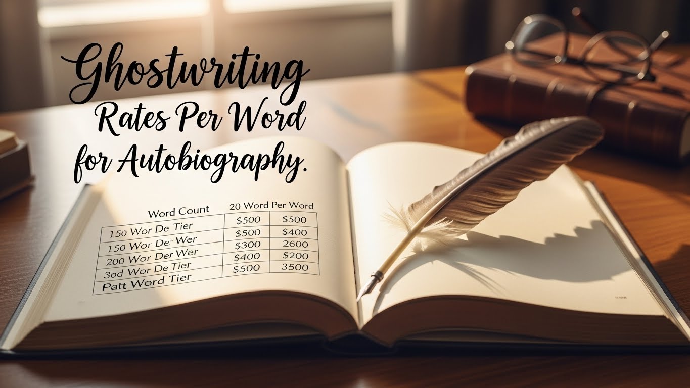 Ghostwriting Rates Per Word for Autobiography